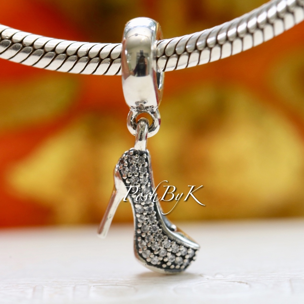 Pandora Sparkling Stiletto Shoe Charm 791536